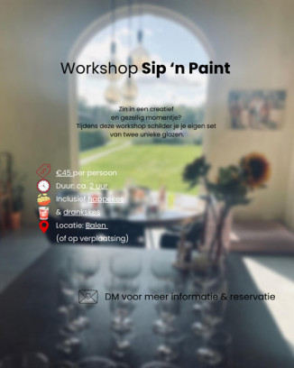 Workshop Sip'n Paint