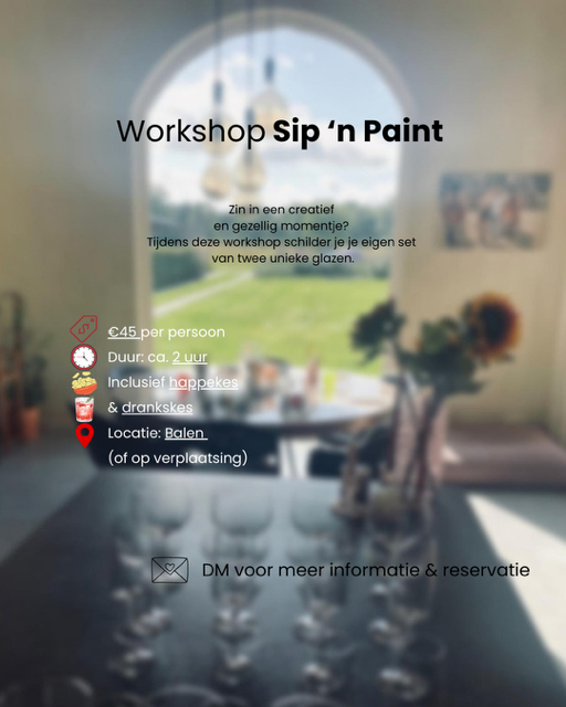 Workshop Sip'n Paint
