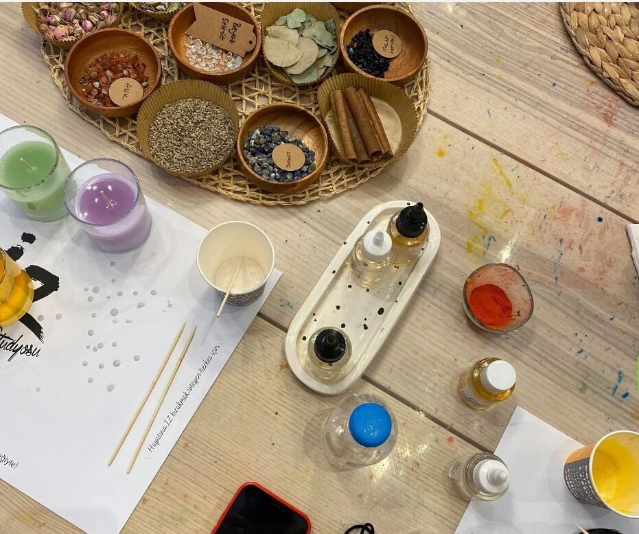 Workshop Intentiekaarsen maken - Foto