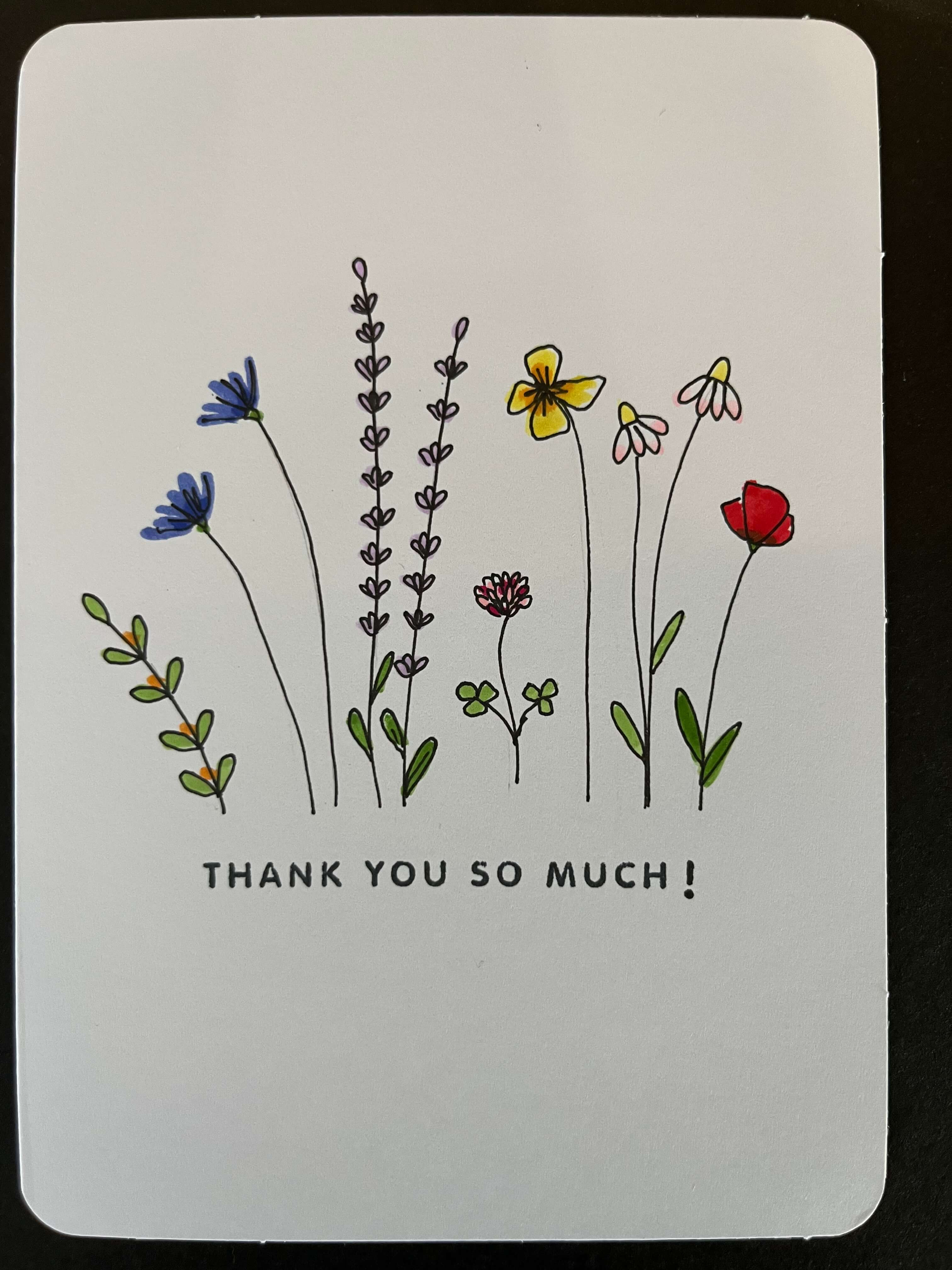 Wenskaarten met bloemen 🌸 - Foto