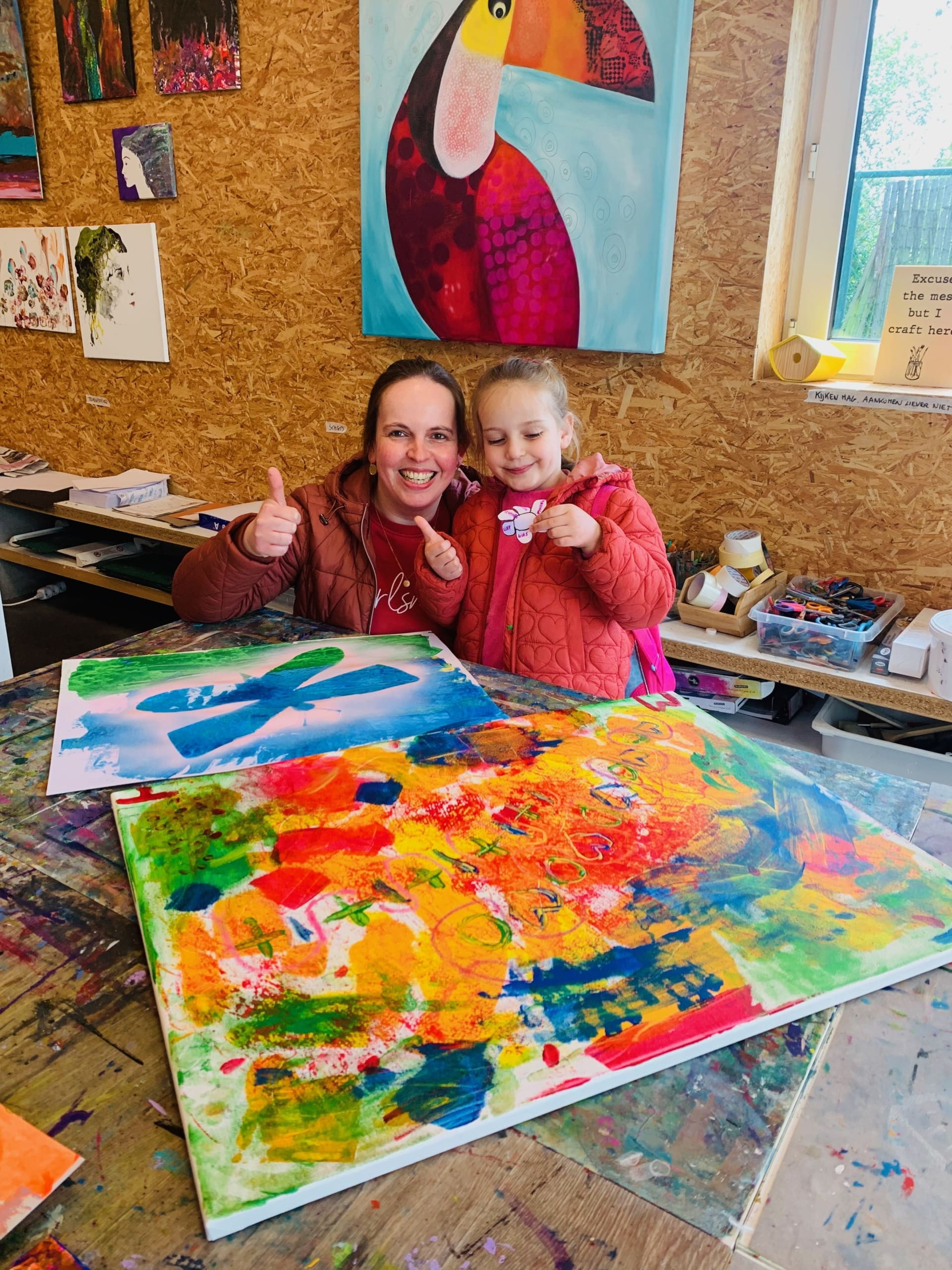 Ouder-kind Studio: samen verbindend creëren oktober woensdag - Foto