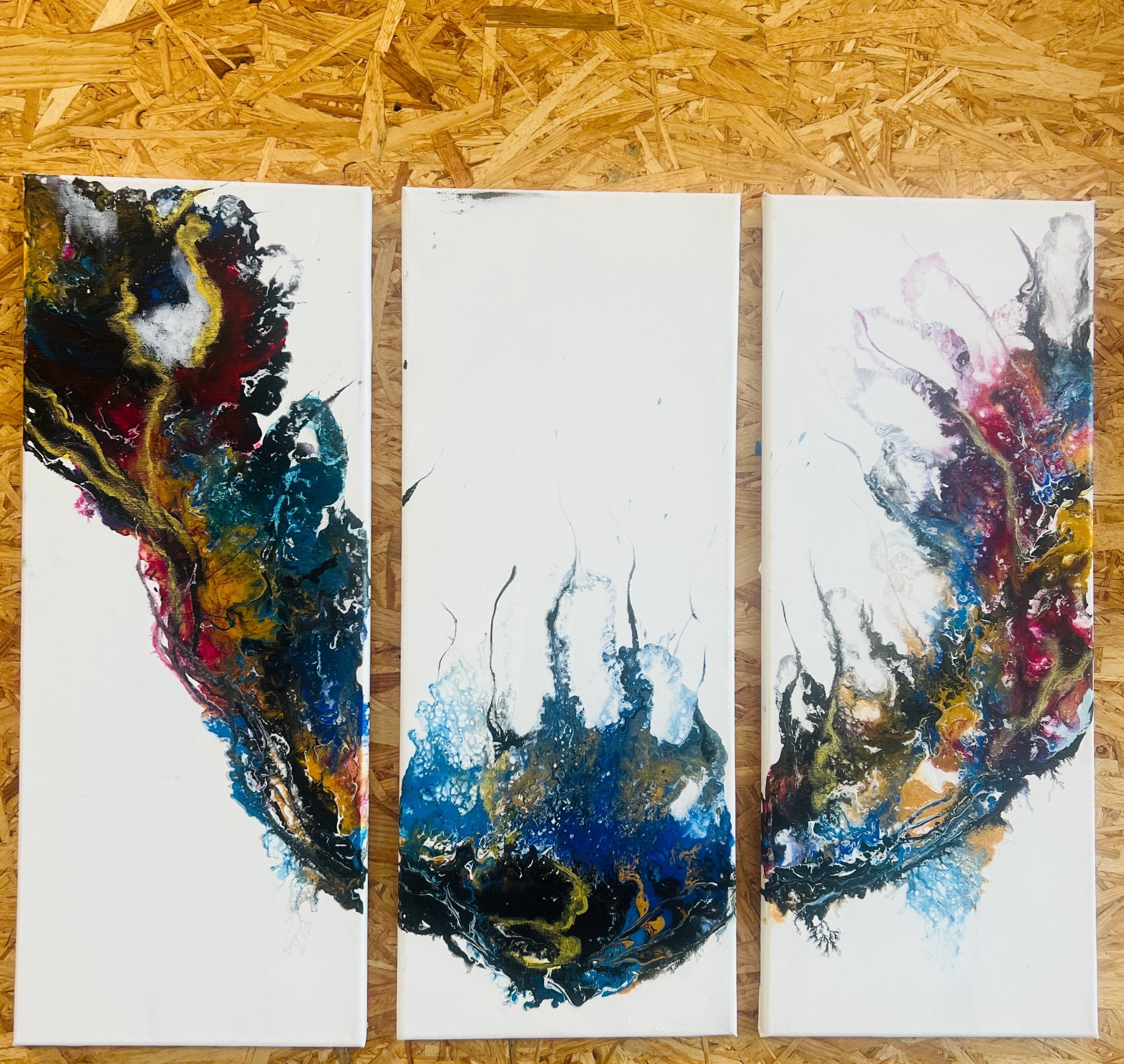 Acrylic pouring/fluid art: basisopleiding en eigen creatie oktober - Foto