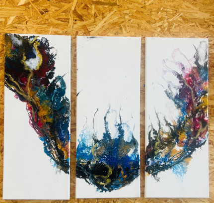 Acrylic pouring/fluid art: basisopleiding en eigen creatie oktober