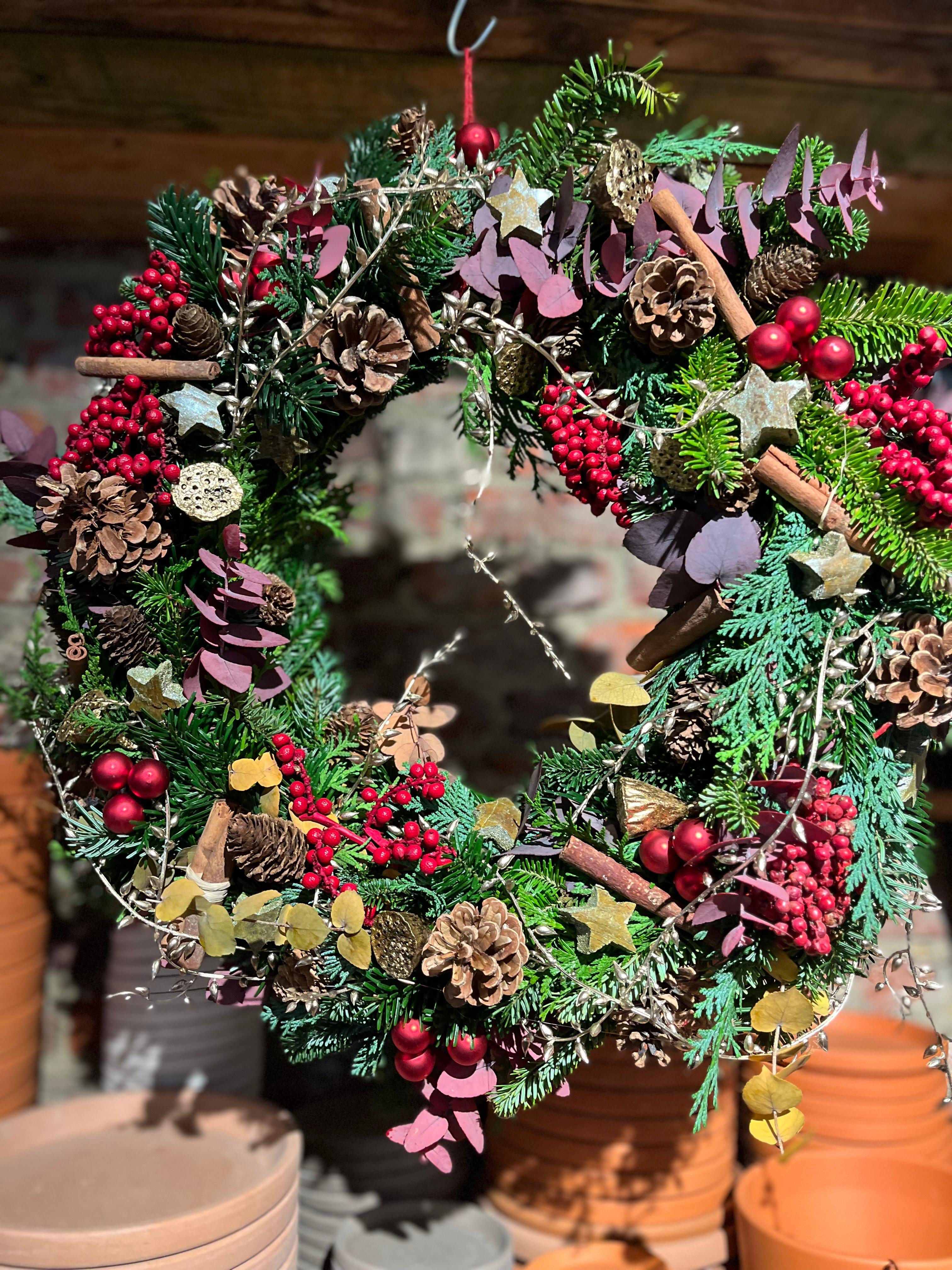 19/11 - Workshop kerstkrans maken - Foto