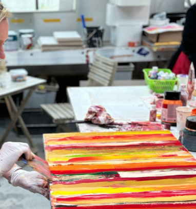 Workshop  abstracte schilderijen voor jouw interieur