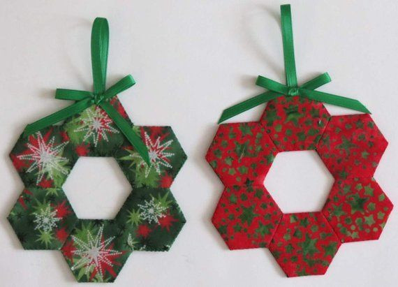 Workshop Kerstornament Patchwork English Paper Piecing bij REST - Foto