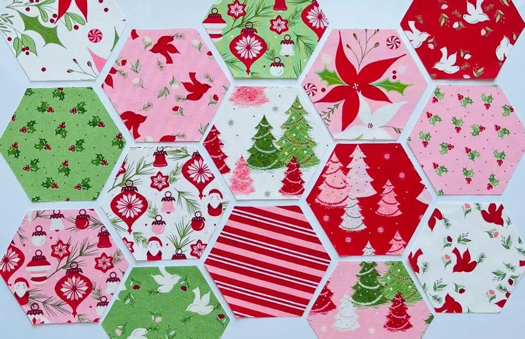 Workshop Kerstornament Patchwork English Paper Piecing bij REST - Foto