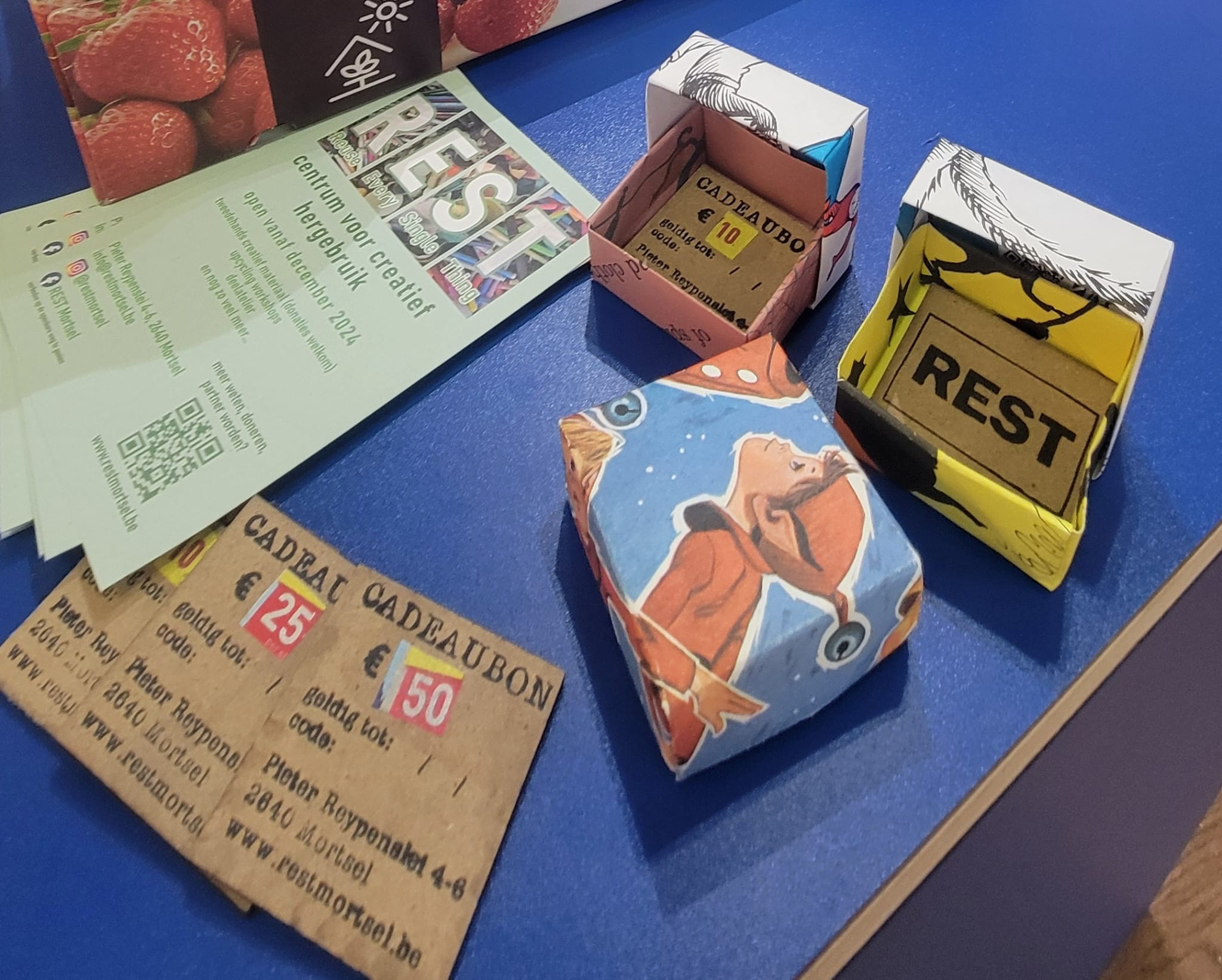 Workshop ka-doosjes plooien voor kinderen en volwassenen - Foto