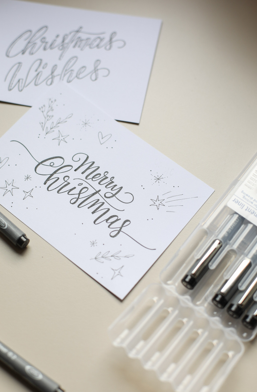 Workshop Kerstkaarten Handletteren @Libelle Winterfair - 15/11 om 16u45 - Foto