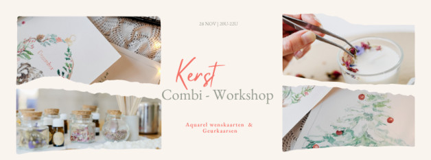Winter atelier - Geurkaarsen & Aquarel