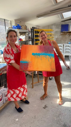 Workshop ArtAbstract ; abstracte schilderij