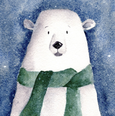 Lessenreeks: kerst- en wintertaferelen in aquarel