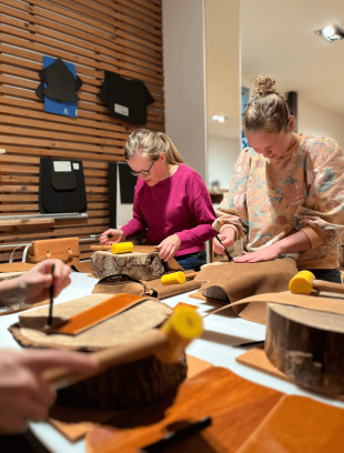 Workshop lederen handtas maken